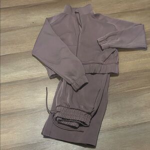 All in Motion Mauve Track Pants & Joggers Set